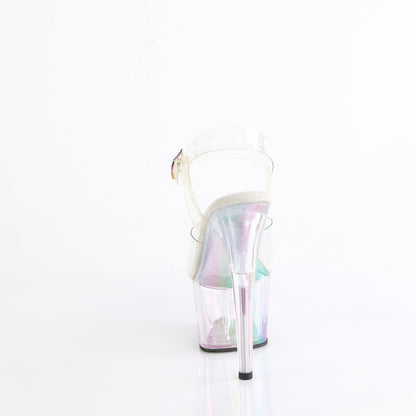 ADORE-708HT Pleaser 7" Holographic Tinted Platform Exotic Dancing Heels
