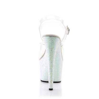 ADORE-708LG Pleaser Opal Glitter 7 Inch Dancers Platform Shoes