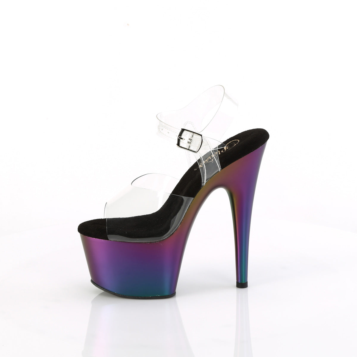 ADORE-708MCH Pleaser Purple 7 Inch Pole Heels Platform Shoes