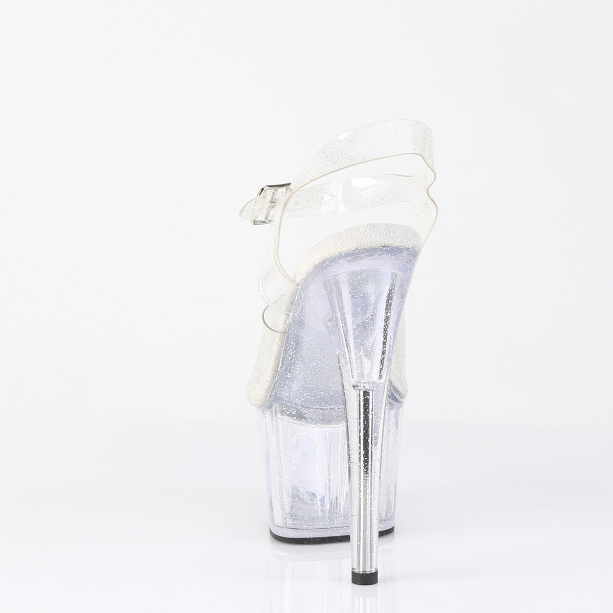 ADORE-708MMG Pleaser Clear 7 Inch Pole Dancer Platform Shoes