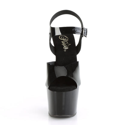 ADORE-708N Pleaser Black 7 Inch Dancers Platform Shoes