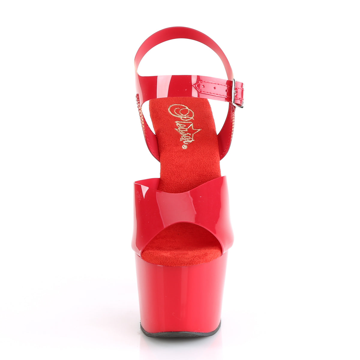 ADORE-708N Pleaser Red 7 Inch Fetish Platform Shoes