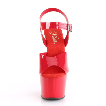 ADORE-708N Pleaser Red 7 Inch Fetish Platform Shoes