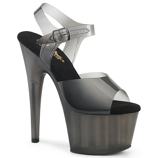 ADORE-708N-T Pleaser Black Gradient TPU Sexy Platform Shoes (Pole Dancing Heels)