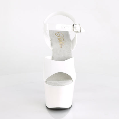 ADORE-708N Pleaser White 7 Inch Exotic Platform Shoes