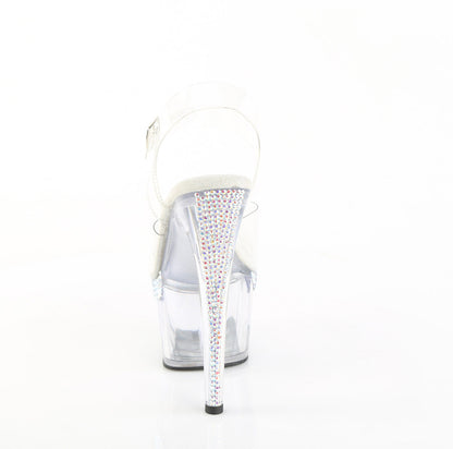 ADORE-708PHRS Pleaser Clear 7 Inch Strippers Platform Shoes