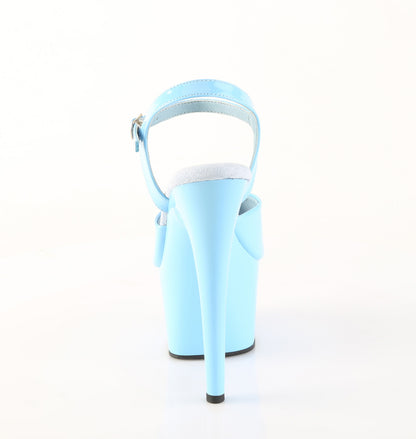 ADORE-709 Pleaser Baby Blue 7 Inch Dancers Platform Shoes
