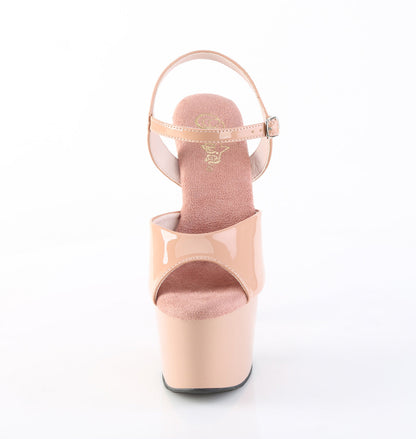 ADORE-709 Pleaser Blush 7 Inch Glamour Platform Shoes