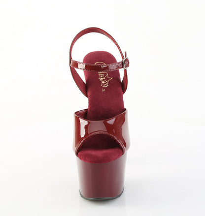 ADORE-709 Pleaser Burgundy 7 Inch Pole Dance Platform Shoes