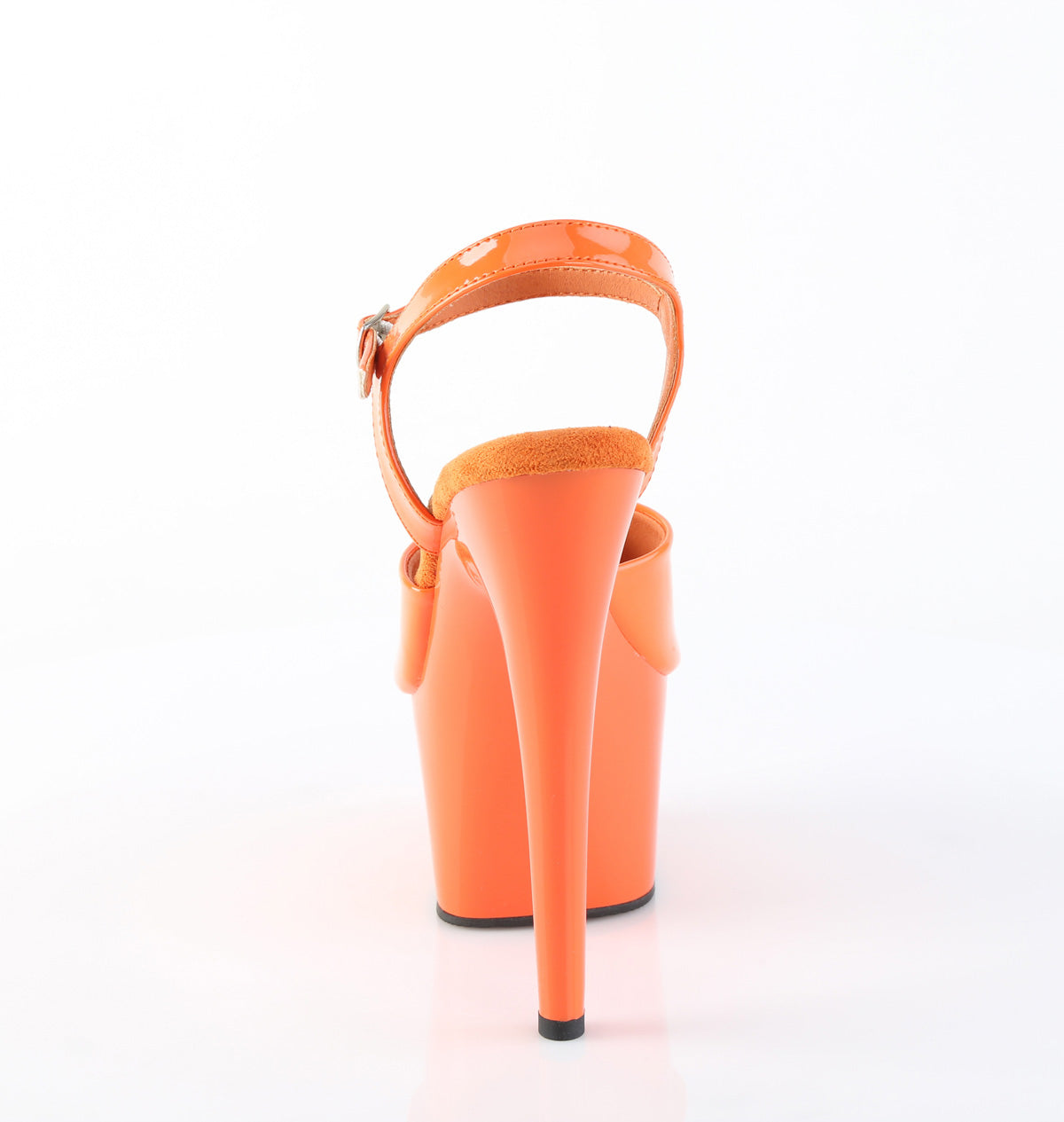 Pleaser ADORE-709 Orange Platform Sandals - 7 Inch Heels
