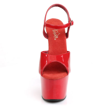 ADORE-709 Pleaser Red 7 Inch Hot Pole Dancing Heels