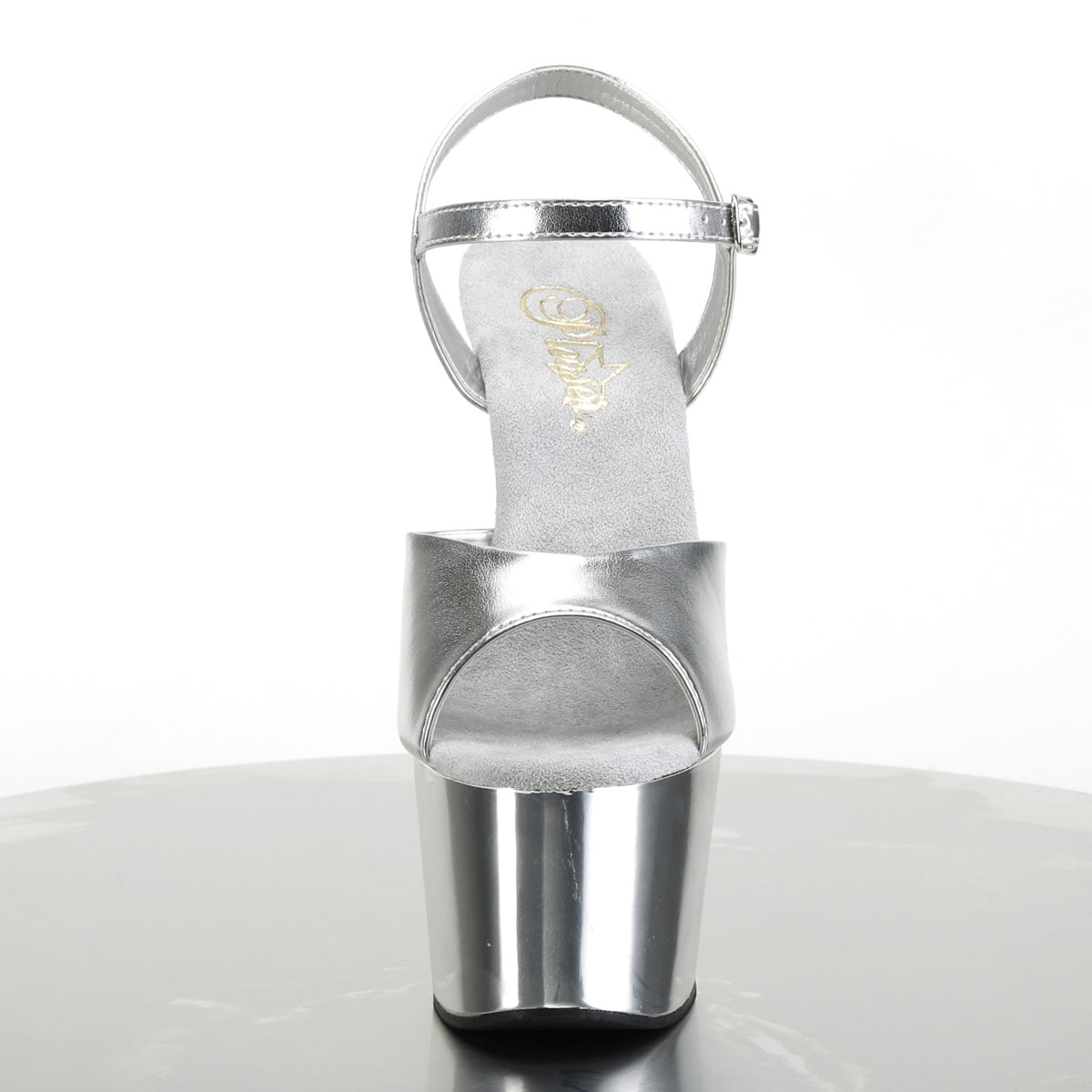 ADORE-709 Pleaser Silver 7 Inch Hot Pole Dancing Heels