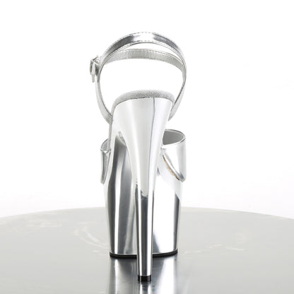 ADORE-709 Pleaser Silver 7 Inch Hot Pole Dancing Heels