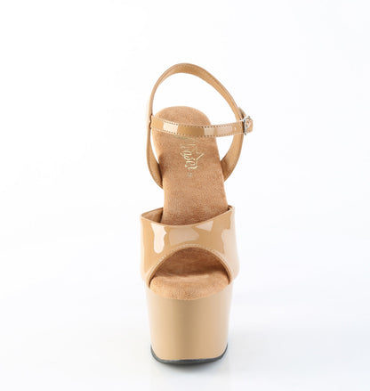 ADORE-709 Pleaser Toffee 7 Inch Sexy Pole Dancing Heels