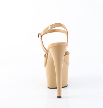 ADORE-709 Pleaser Toffee 7 Inch Sexy Pole Dancing Heels