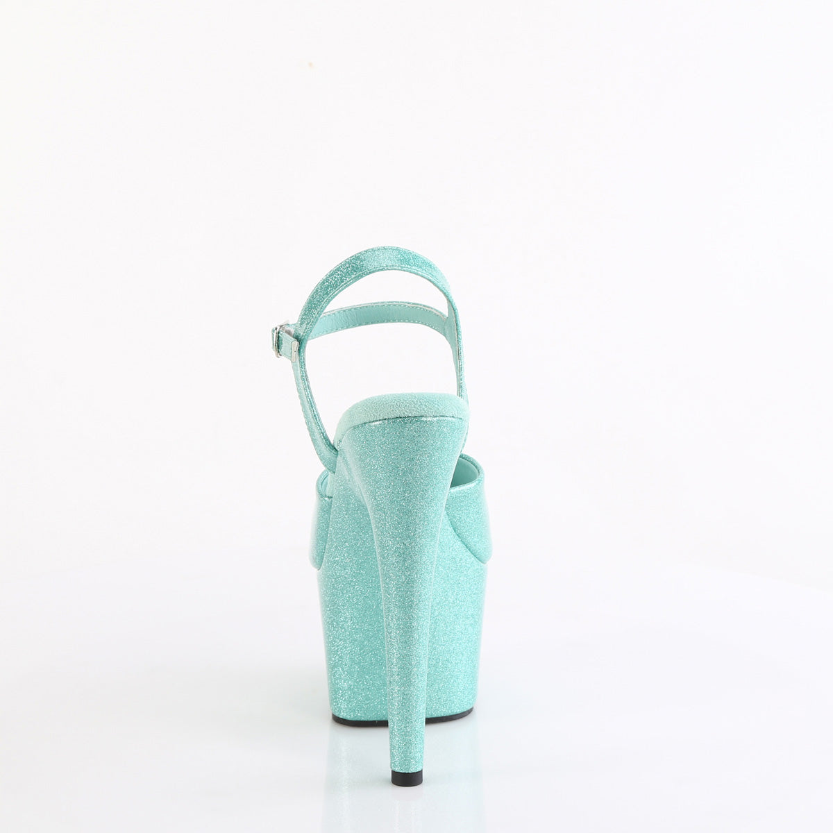 ADORE-709GP Pleaser Aqua Glitter 7 Inch Hot Pole Dancing Heels
