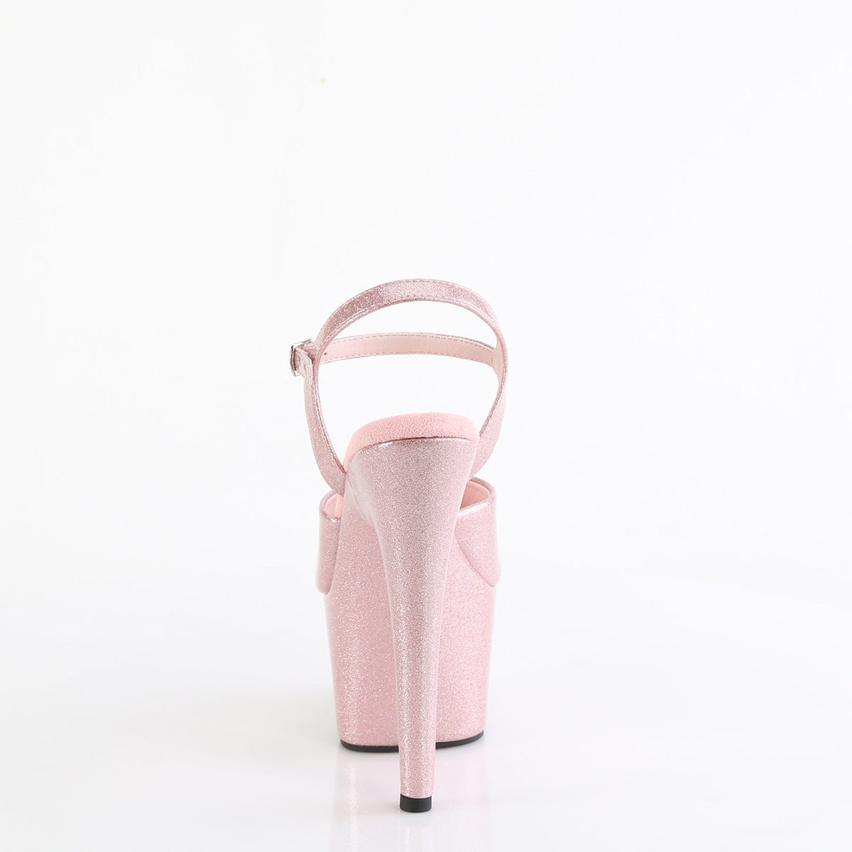 ADORE-709GP Pleaser Baby Pink Glitter 7 Inch Exotic Pole Dancing Heels