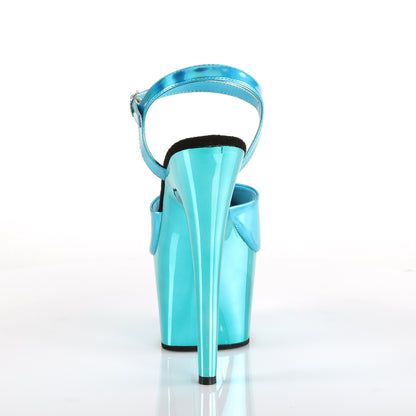 ADORE-709HGCH Pleaser Turquoise 7 Inch Exotic Pole Dancing Heels
