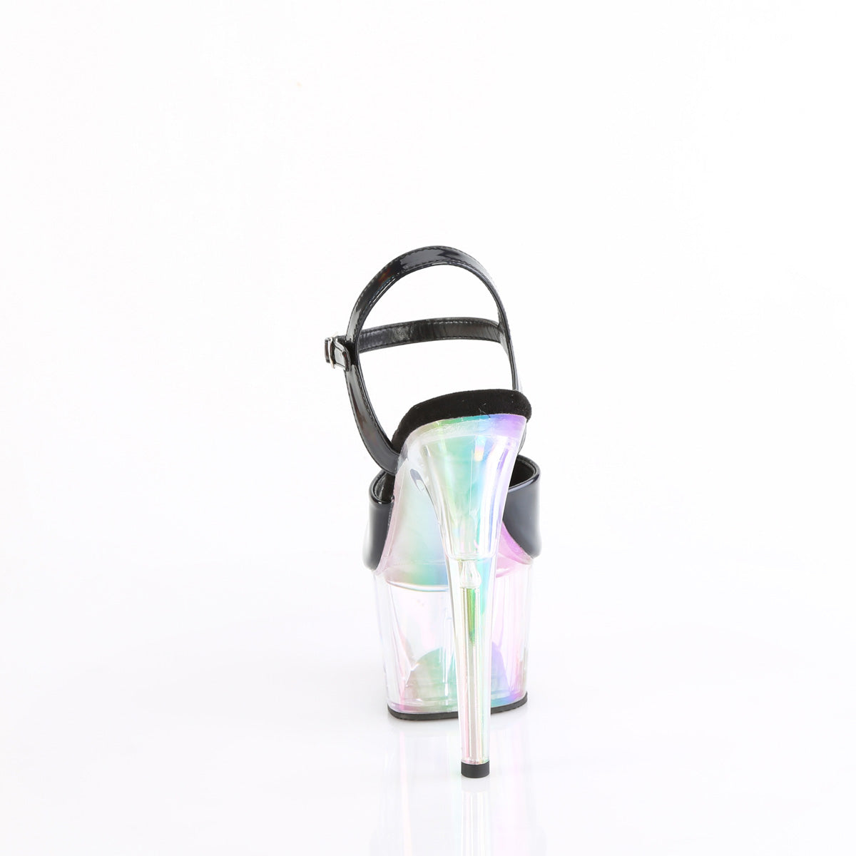 ADORE-709HT Pleaser Black 7 Inch Hot Pole Dancing Heels
