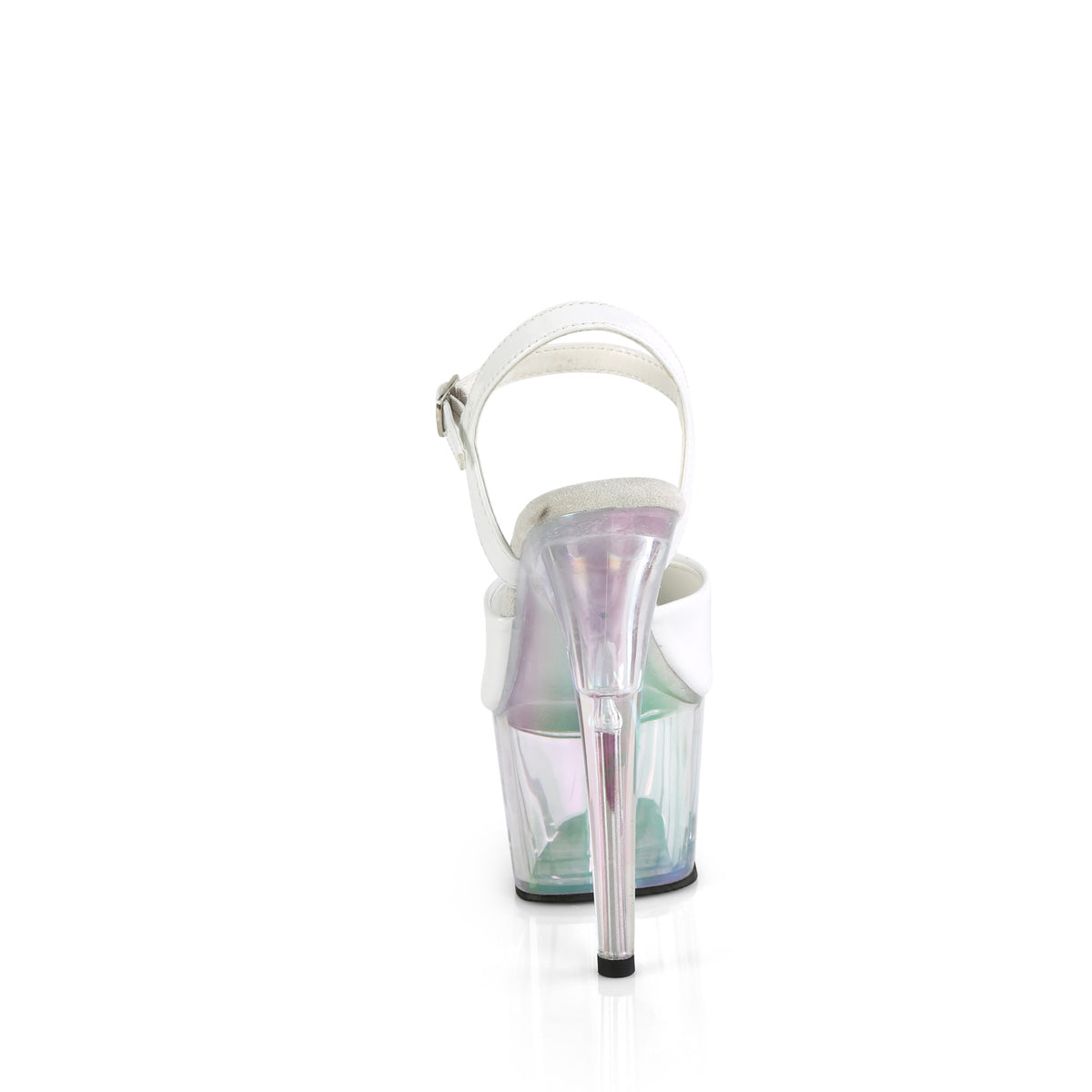 ADORE-709HT Pleaser White 7 Inch Fetish Pole Dancing Heels