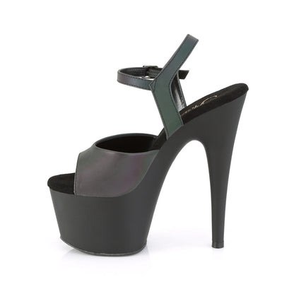 ADORE-709REFL 7 Inch Green Multi Reflective Pole Dancer Shoe-Pleaser- Sexy Shoes Pole Dance Heels