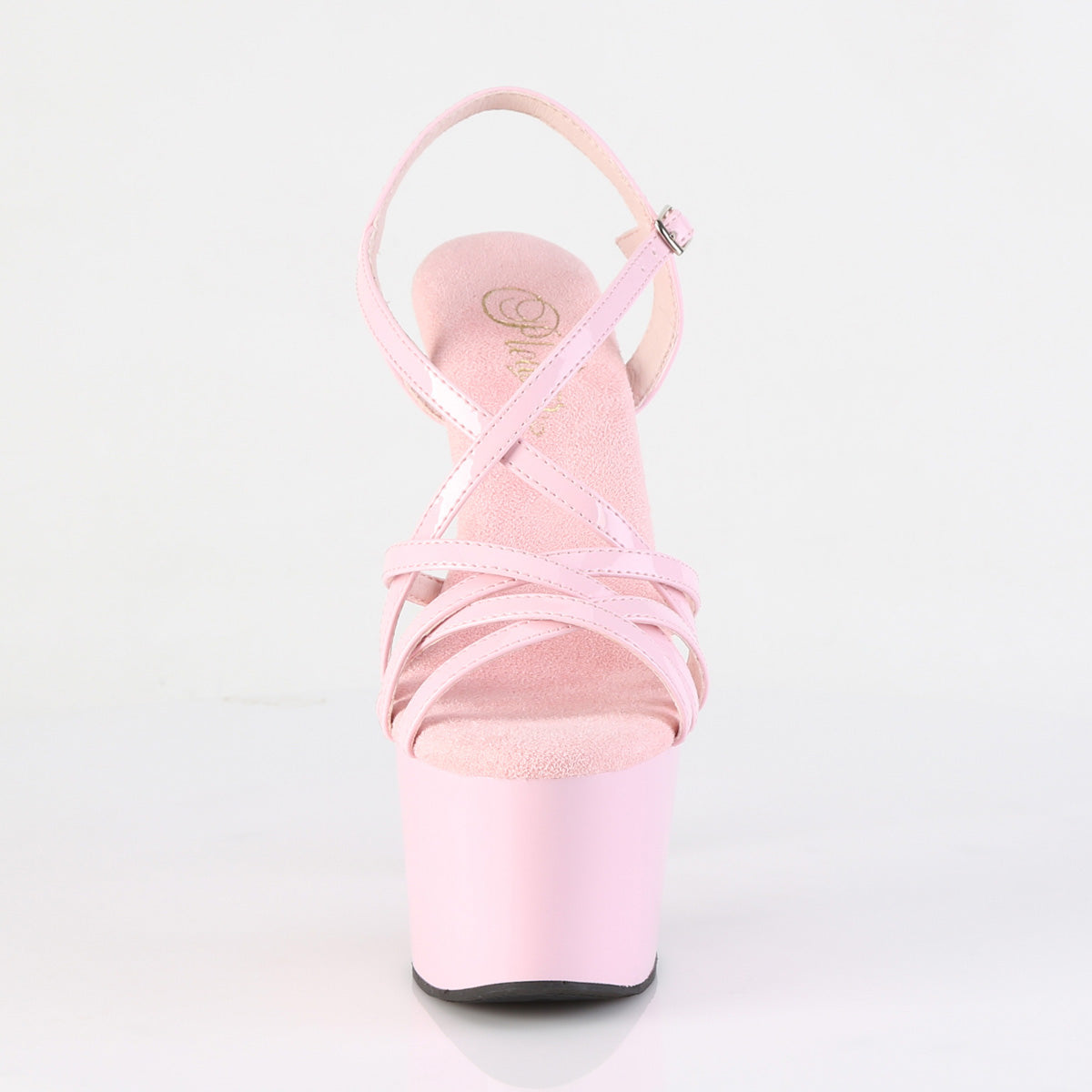 ADORE-713 Pleaser Baby Pink 7 Inch Glamour Platform Shoes