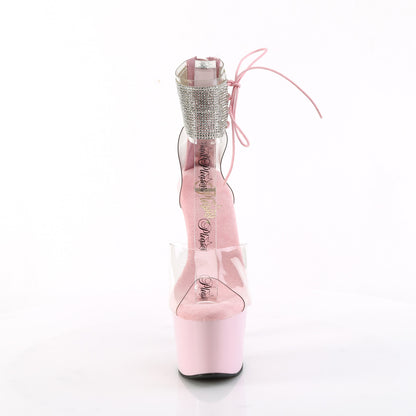 ADORE-724RS Pleaser Baby Pink 7 Inch Pole Dancer Platform Shoes