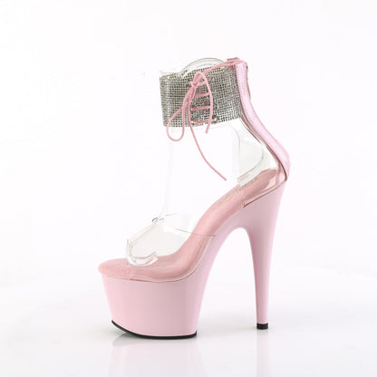 ADORE-724RS Pleaser Baby Pink 7 Inch Pole Dancer Platform Shoes