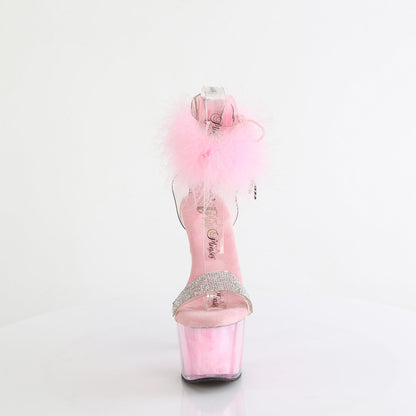 ADORE-727F Pleaser Baby Pink 7 Inch Exotic Dance Platform Shoes