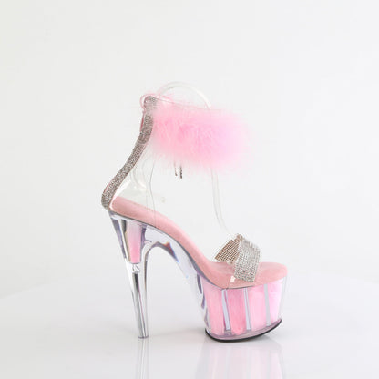 ADORE-727F Pleaser Baby Pink 7 Inch Exotic Dance Platform Shoes