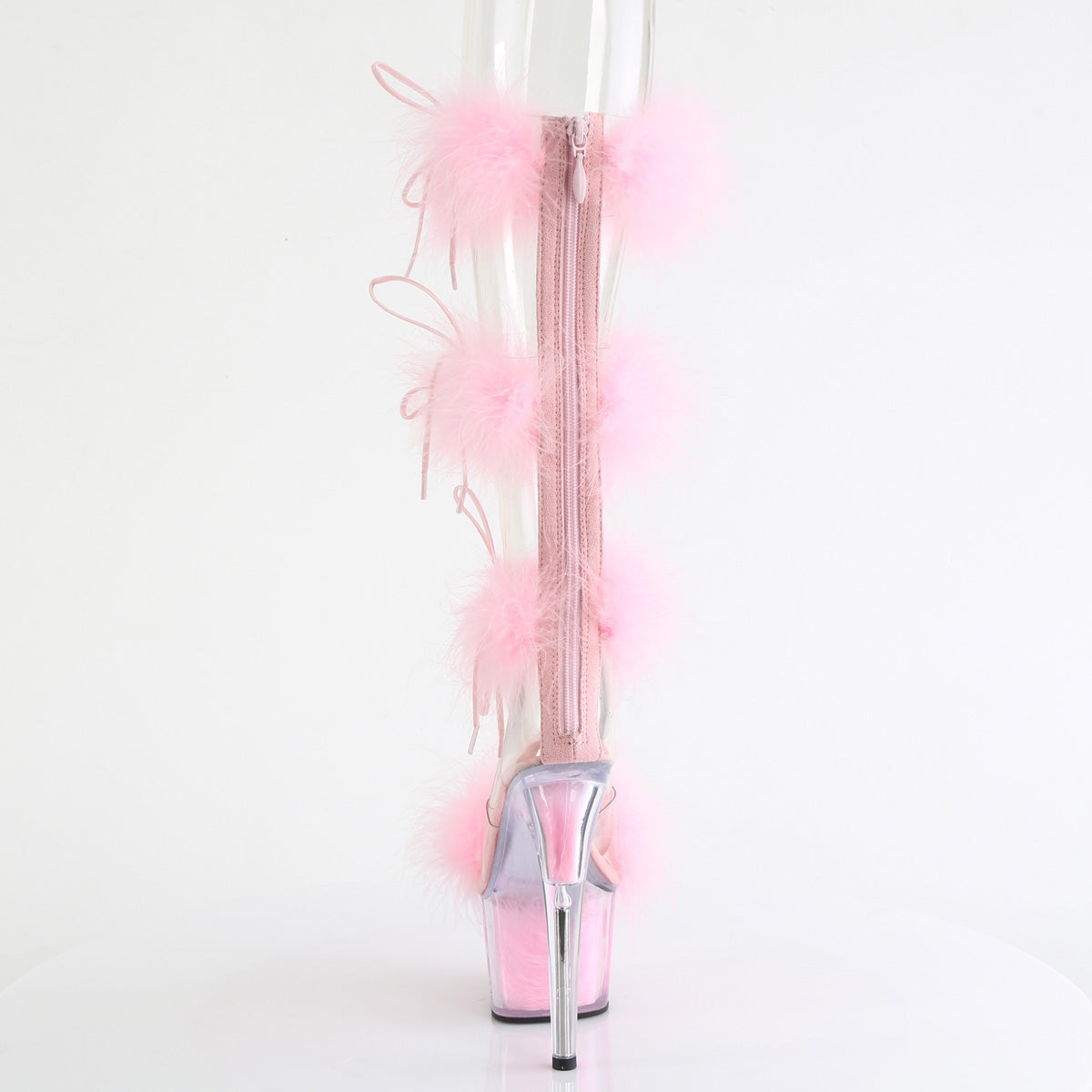 ADORE-728F Pleaser Baby Pink 7 Inch Pole Dancer Platform Shoes