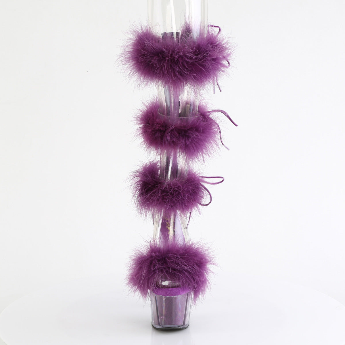 ADORE-728F Pleaser Purple 7 Inch Pole Heels Platform Shoes