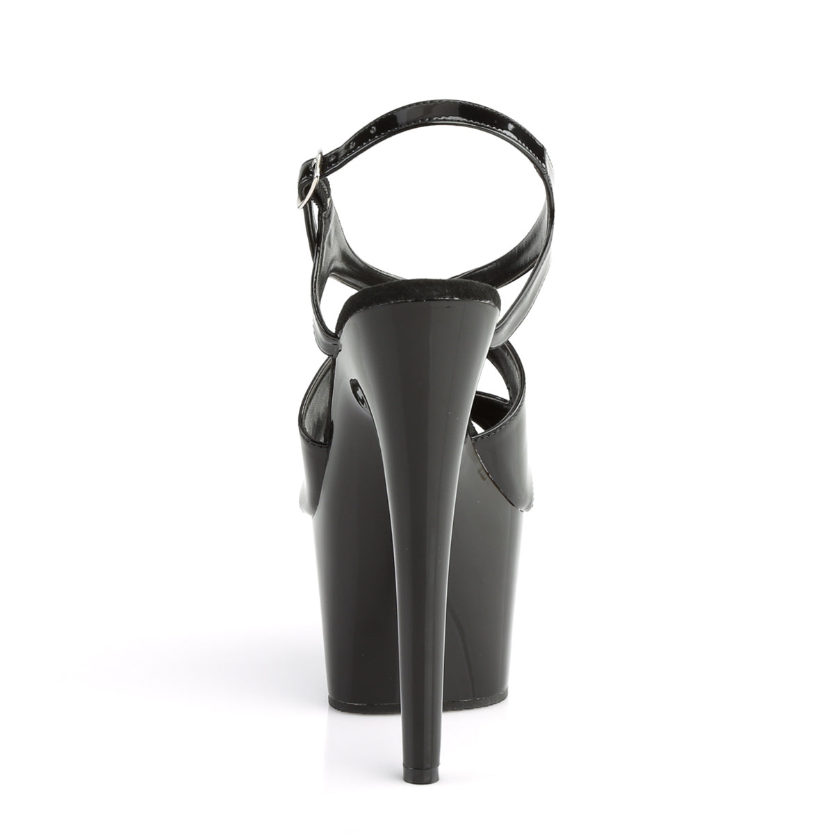 ADORE-730 Pleaser Black 7 Inch Lap Dance Platform Shoes