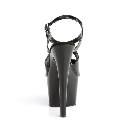 ADORE-730 Pleaser Black 7 Inch Lap Dance Platform Shoes