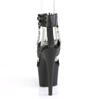 ADORE-761 Pleaser Black 7 Inch Exotic Dancer Platform Shoes