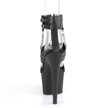 ADORE-761 Pleaser Black 7 Inch Exotic Dancer Platform Shoes