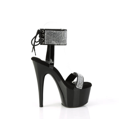 ADORE-770 Pleaser Black 7 Inch Pole Dancer Platform Shoes