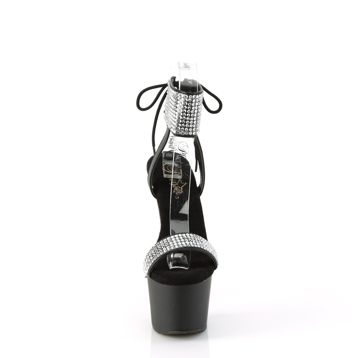 ADORE-770 Pleaser Black 7 Inch Pole Dancing Platform Shoes