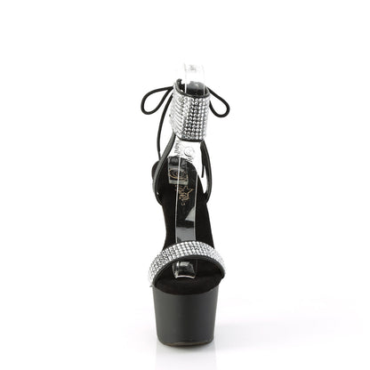 ADORE-770 Pleaser Black 7 Inch Pole Dancing Platform Shoes