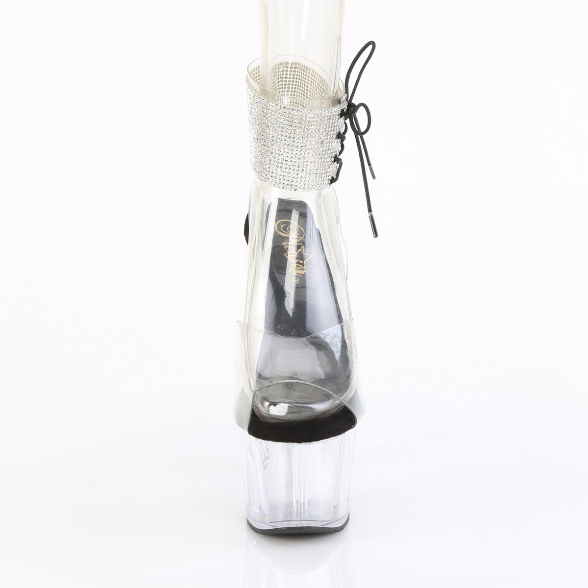 ADORE-791-2RS Pleaser Clear 7 Inch Pole Dancer Platform Shoes