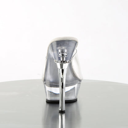 ALLURE-601 Pleaser Clear 5.5 Inch Pole Dancer Platform Shoes
