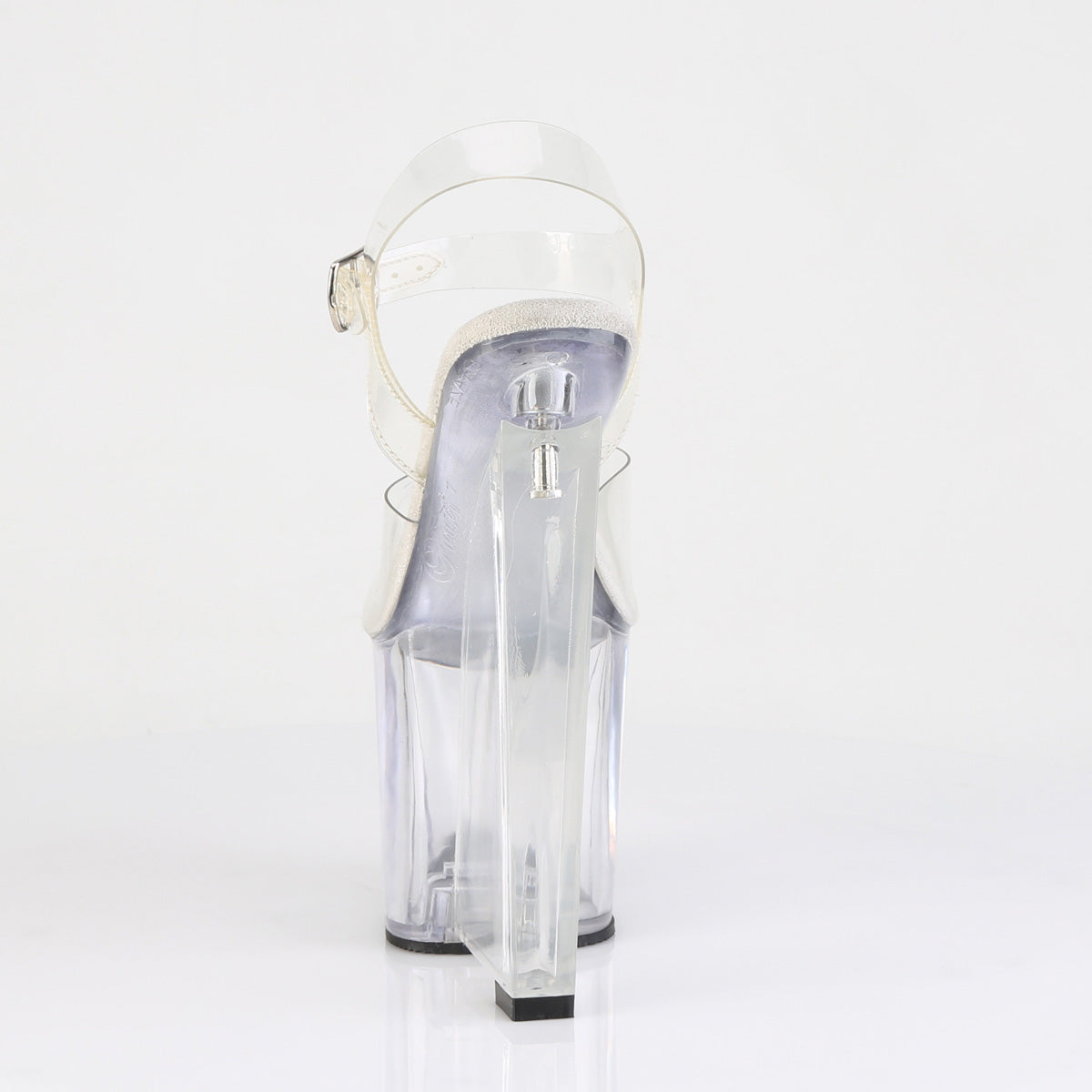 AMAZE-808 Pleaser Clear 8 Inch Pole Dancer Platform Shoes
