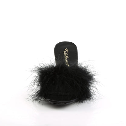 AMOUR-03 Fabulicious Black 3 Inch Bedroom Shoes