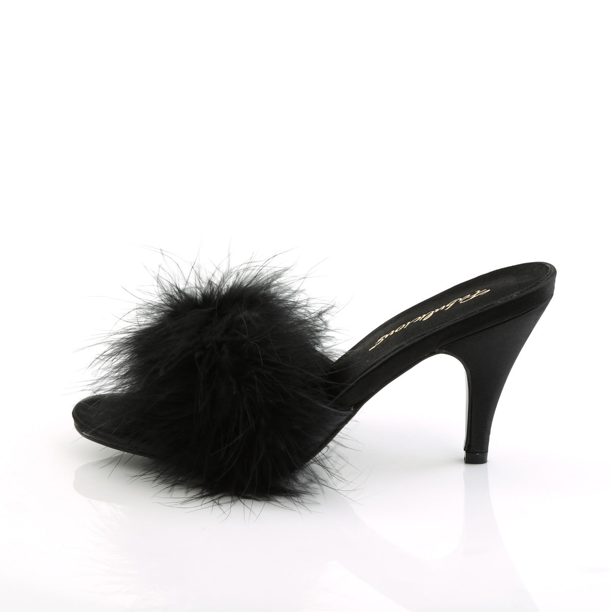 AMOUR-03 Fabulicious Black 3 Inch Bedroom Shoes