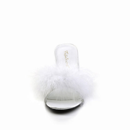 AMOUR-03 Fabulicious White 3 Inch Bedroom Shoes