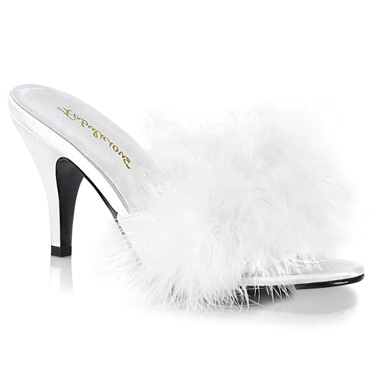 AMOUR-03 Fabulicious White 3 Inch Bedroom Shoes