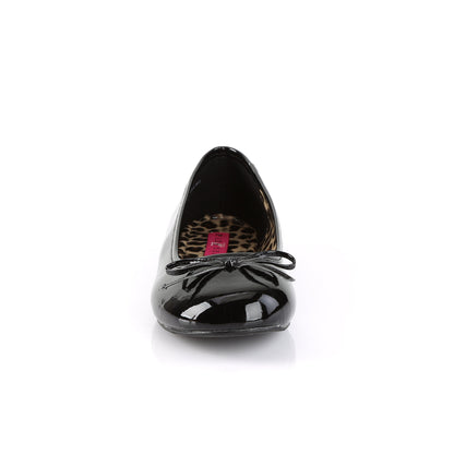 ANNA-01 Pleaser Pink Label Black Large Sizes Fetish Heels