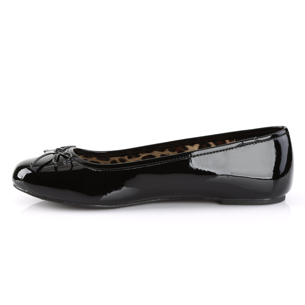 ANNA-01 Pleaser Pink Label Black Large Sizes Fetish Heels