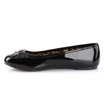ANNA-01 Pleaser Pink Label Black Large Sizes Fetish Heels