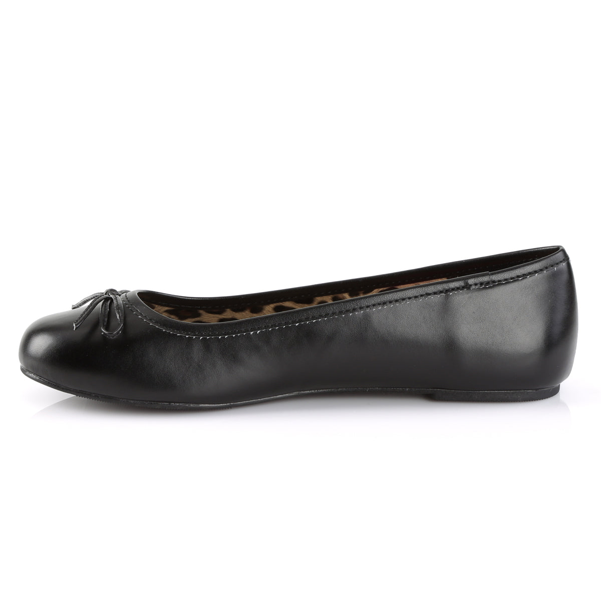 ANNA-01 Pleaser Pink Label Black Large Sizes Fetish Heels